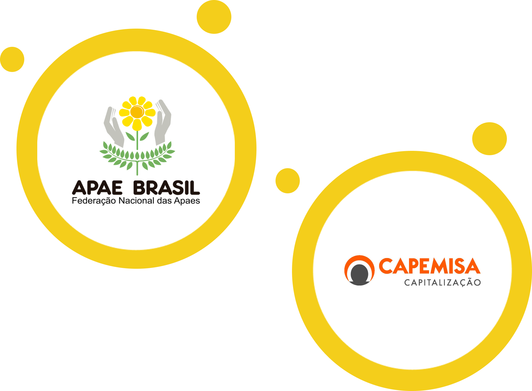 Logo da APAE Brasil e Capemisa